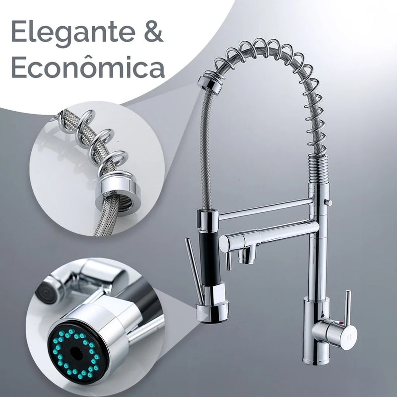 Torneira de Luxo Gourmet para Cozinha [ PEÇA EXCLUSIVA 2025 ]
