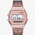Relógio Digital retro LED relógio multi-função alarme relógio eletrônico, Resistente aguá  homens mulheres cronômetro